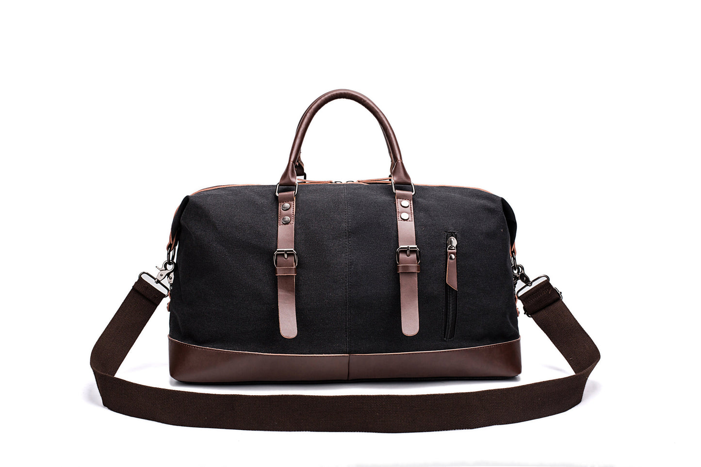 Parvus™ Duffel Bag - Weekend Bag with Leather Accents - 42L